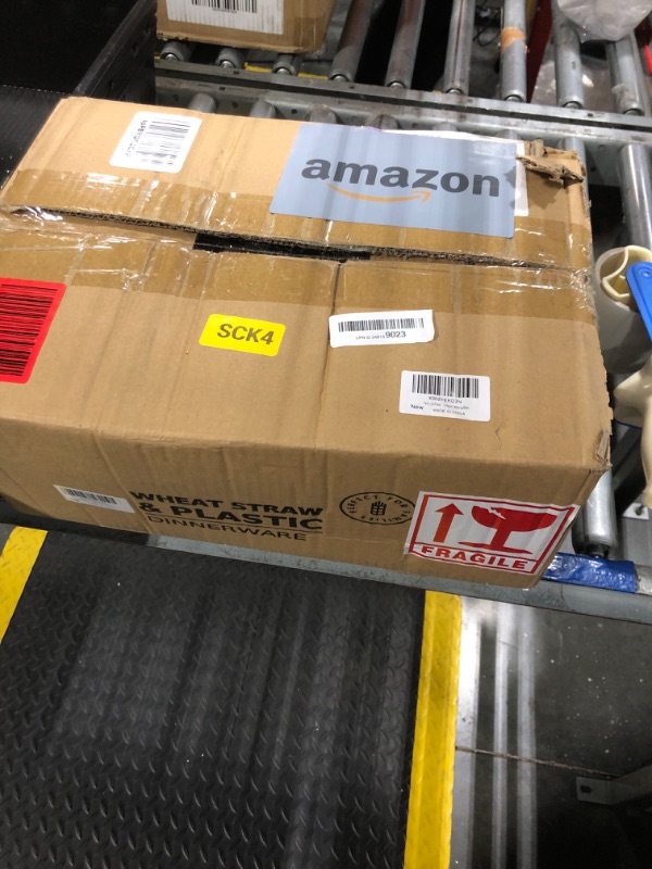 Photo 1 of Teivio 32-Piece Kitchen Plastic Wheat Straw Dinnerware Set, Service for 8, Unbreakable Modern Dish Set - Dinner Plate/Dessert Plate/Cereal Bowl/Cup, for Apartment Essentials, Outdoor Camping,Black