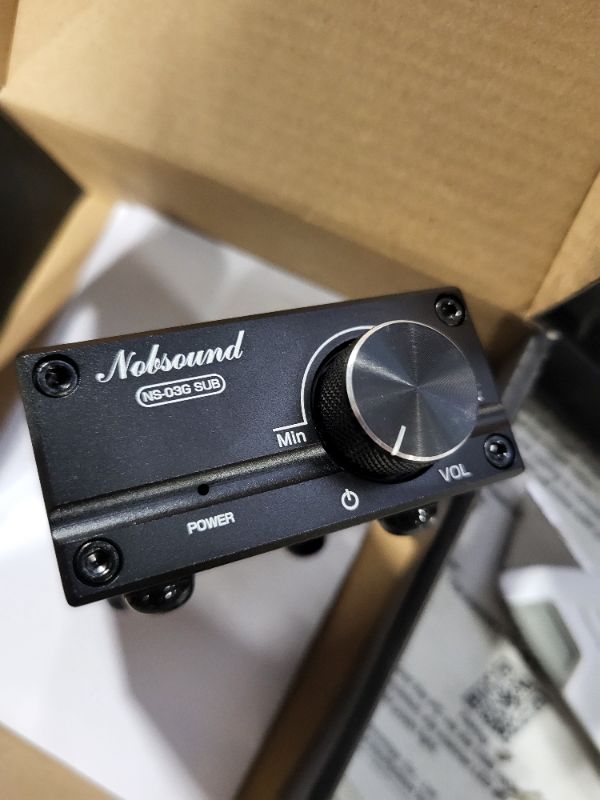 Photo 1 of ***cords missing**
Douk Audio Mini Bluetooth Amp, 100 watts Hi-Fi Digital Amplifier for Home Stereo Speakers with Treble/Bass Control, 3.5mm AUX Input (G3)