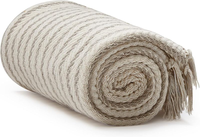 Photo 1 of 
Americanflat 50x60 Throw Blanket - Soft and Breathable Cotton Throw Blanket for Couch, Bed, Chair - Decorative Blanket Perfect for Home, Office, or Outdoor...