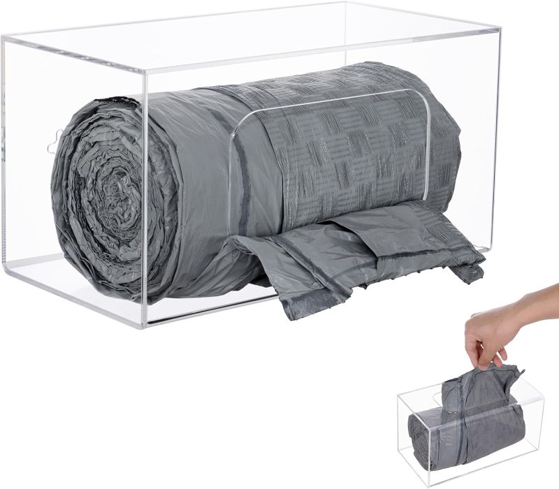 Photo 1 of 
simplehuman Wall Mount Grocery Bag Dispenser, Brushed Stainless Steel