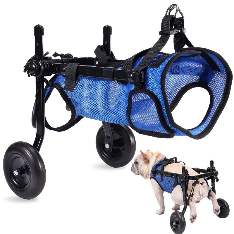 Photo 1 of 
Dog Wheelchair for Back Legs, Mobility Aid with Disabled Hind Legs Walking, Light Weight Wheelchair for Leg Support Helps Senior, Injured and Paralyzed,...
