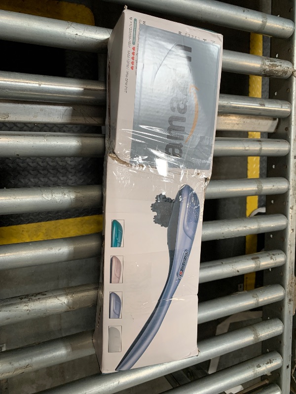Photo 1 of **DAMAGE TO THE BOX **MEGAWISE Handheld Back Massager | Deep Tissue Percussion Relief for Back, Neck, Shoulders, Waist Legs, Full Body for Improved Blood Circulation and Fatigue Relief (Pearl White 6Ft Corded)