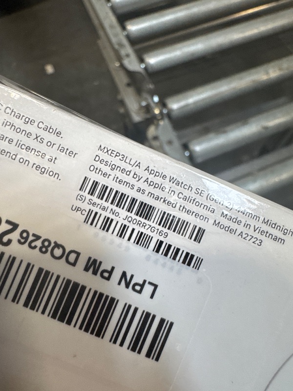 Photo 1 of **LOCKEED**Apple Watch SE (2nd Gen) [GPS 44mm] Smartwatch with Midnight Aluminum Case with Ink Sport Loop One Size. Fitness and Sleep Trackers, Crash Detection, Heart Rate Monitor, Carbon Neutral