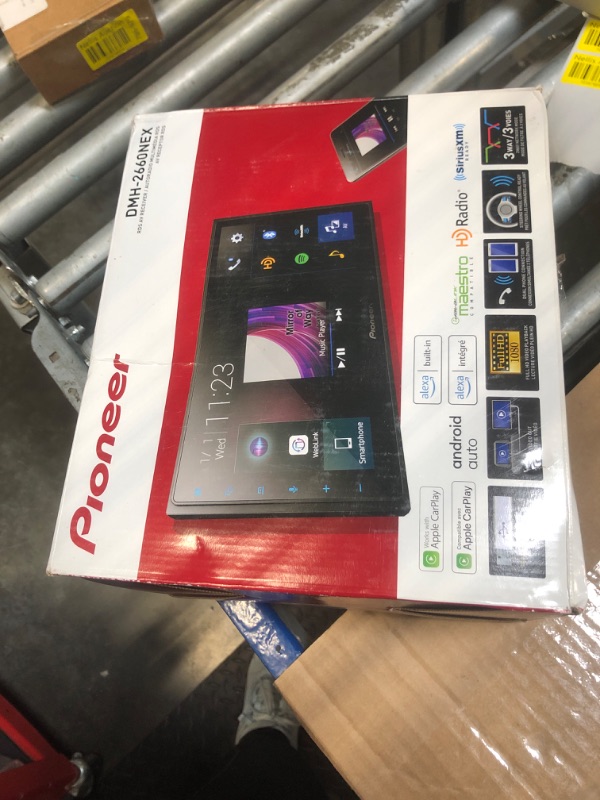 Photo 1 of Pioneer DMH-2660NEX Digital Multimedia Receiver, with Apple CarPlay, Android Auto, Amazon Alexa via The Pioneer Vozsis App, Bluetooth and Backup Camera Compatibility, 6.8” Capacitive Touchscreen         