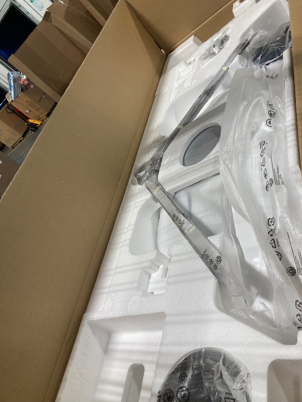 Photo 1 of **OPENED IN NELLIS WAREHOUSE**SAMSUNG 57" Odyssey Neo G9 Series Dual 4K UHD 1000R Curved Gaming Monitor, 240Hz, 1ms with DisplayPort 2.1, Quantum Mini-LED, DisplayHDR 1000, AMD FreeSync Premium Pro, LS57CG952NNXZA, 2023