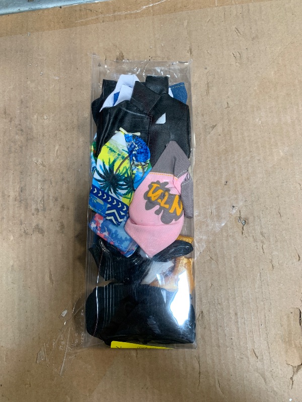 Photo 1 of 10 PCS Doll Clothes and Accessories 1 Jacket Set 1 Suit 2 Short Tops and Pants 2 Swimming Pants 4 Pair of Shoes in Random for 12 Inch Boy Dolls Birthday for Kids