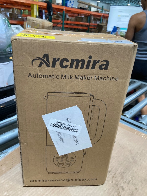 Photo 1 of ? ?? ? Automatic Nut Milk Maker, 35 oz(1000ml) Homemade Oat, Soy, Plant-Based and Dairy Free Beverages, Almond Milk Maker with Delay Start/Keep Warm/Boil Water, Soy Milk Maker with Nut Milk Bag