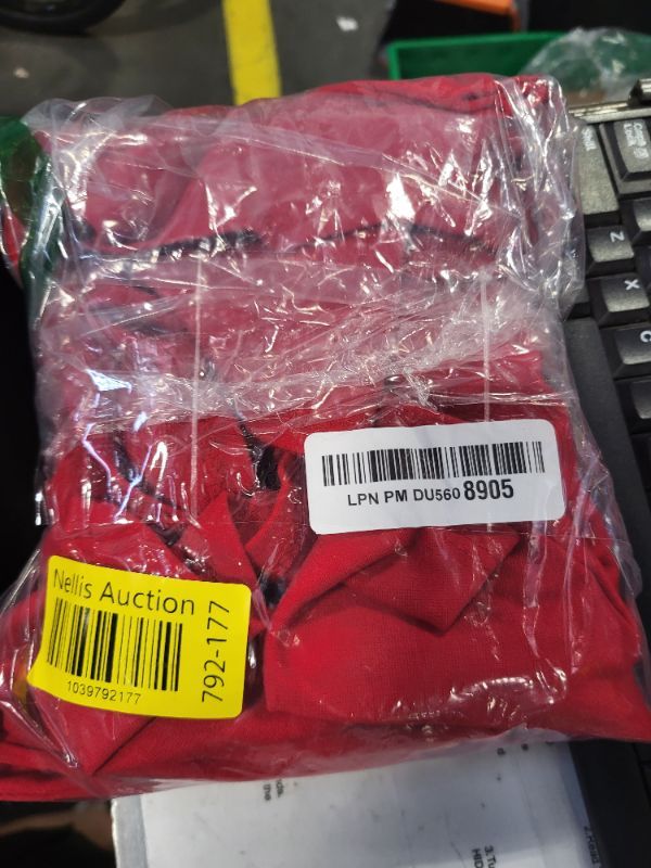 Photo 1 of & Company Womens Premium Nylon Ponte Stretch Office Fishtail Pencil Skirt KSK45010 1073T RED L