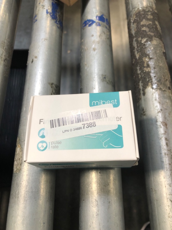 Photo 1 of mibest OLED Finger Pulse Oximeter, O2 Meter, Dual Color White/Silver