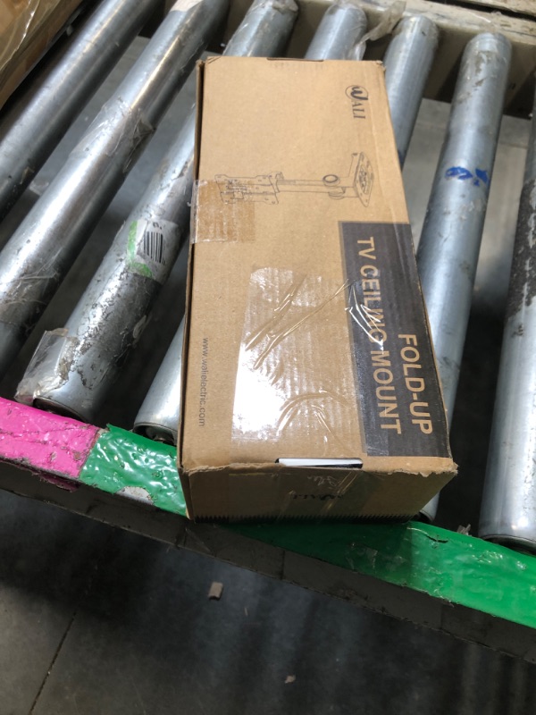 Photo 1 of WALI Folding Ceiling TV Mount, Swivel and Flip Down TV Bracket for 13-27 inch Flat Screens, Height Adjustable TVs Mounts Saving Space, Max Mounting Holes 100x100mm(FCM101), Black