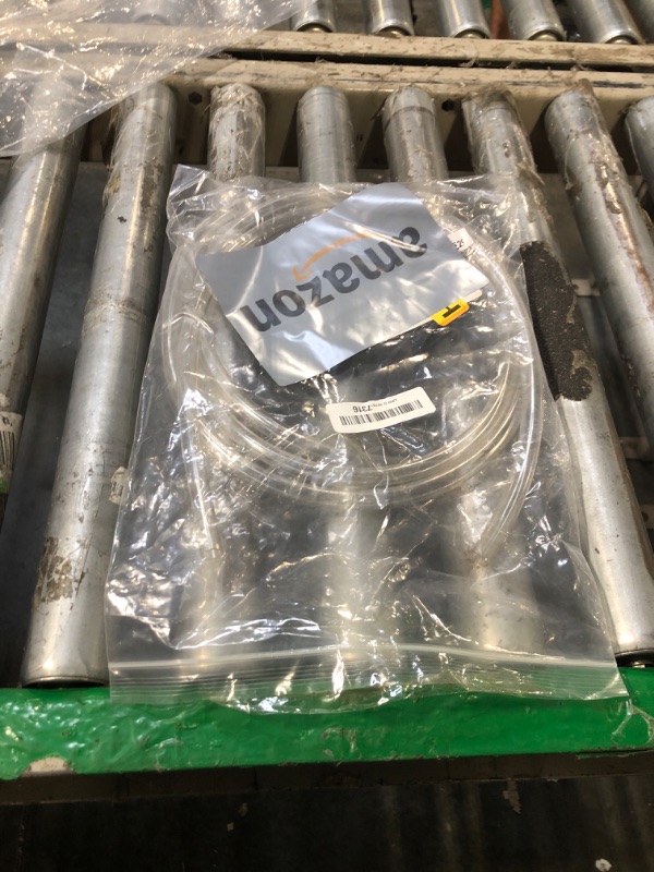 Photo 1 of 10 Feet - 3/8" ID x 1/2" OD Clear Vinyl Tubing, Flexible PVC Plastic Tubing Hose, Lightweight Plastic Hose Pipe BPA Free and Non Toxic Clear Hose