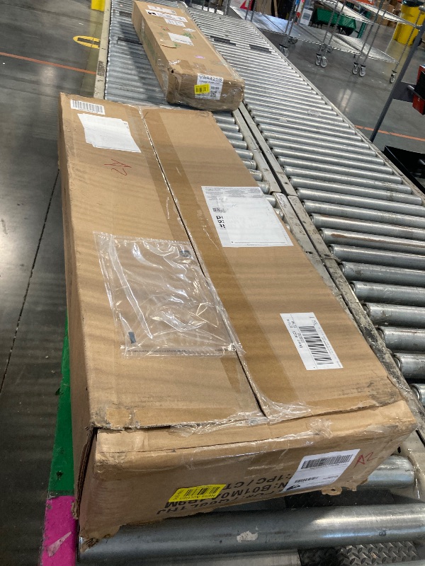 Photo 1 of Amazon Basics 5-Shelf Adjustable Heavy Duty Steel Wire Rack Storage Shelving Organizer for Kitchen, Garage, 36" L x 14" W x 72" H, Chrome