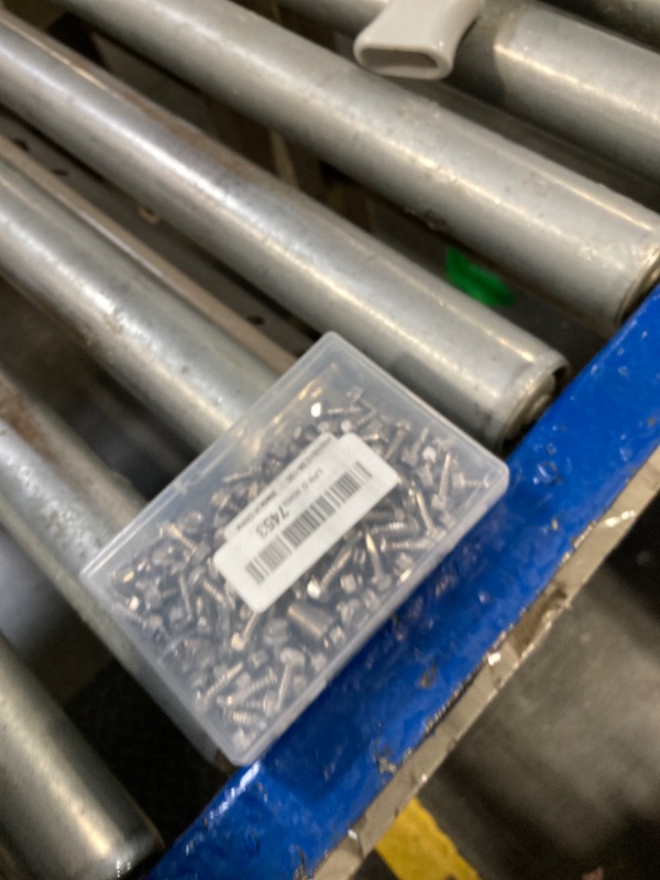 Photo 1 of #10 x 5/8" (1/4" to 3" Available) Hex Washer Head Self Drilling Sheet Metal Screws with Drill Point, Stainless Steel 410, 100 PCS