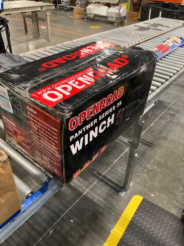 Photo 1 of OPENROAD 13500 lb Recovery Winch with Synthetic Rope and 2 Wireless Remotes - IP68 Waterproof 12V Electric Winch for Jeep, SUV, Truck & Trailer - Panther Series 3S