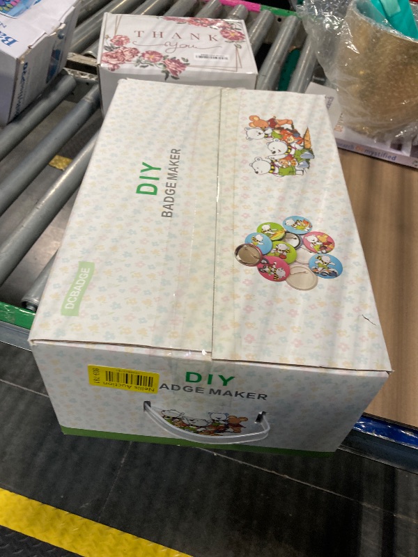 Photo 1 of Button Maker Machine Multiple Sizes 200 Pcs?Pin Maker Machine 2.25+3 Inch Badge Maker,DIY Badge Making Kit with Free Button Parts, Circle Cutter