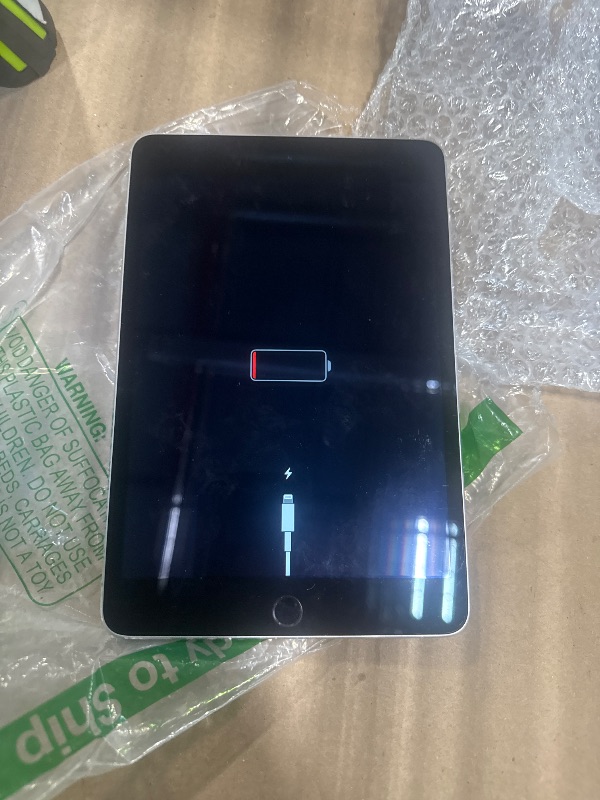 Photo 1 of [Locked] Apple iPad Mini 4 (Wi-Fi, 128GB) - Space Gray [Missing Charger]