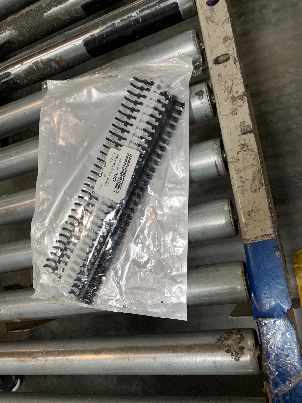 Photo 1 of 10 Pcs Binding Combs 30 Rings Comb Binding Spines Coil Binding Machine Plastic Spiral Book Binder for Teacher Student Document Notebook File Making, Black White, 3/8 Inch