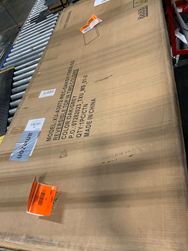 Photo 1 of **TABLE LEGS NOT INCLUDED** Flash Furniture Wren 30''W x 72''L Rectangular Grey Thermal Laminate Activity Table - 