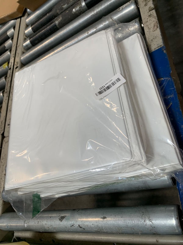 Photo 1 of 1-inch 3 Ring Binder with 2 Interior Pockets, 1'' Basic Binders Holds US Letter Size 8.5'' x 11'' Paper - Versatile Binders for Office, Home, and School Use, 6 Pack (White)