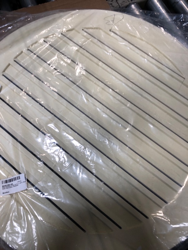 Photo 1 of Ekena Millwork 24"W x 24"H x 1 1/8"P, Round Gable Vent Louver, Functional