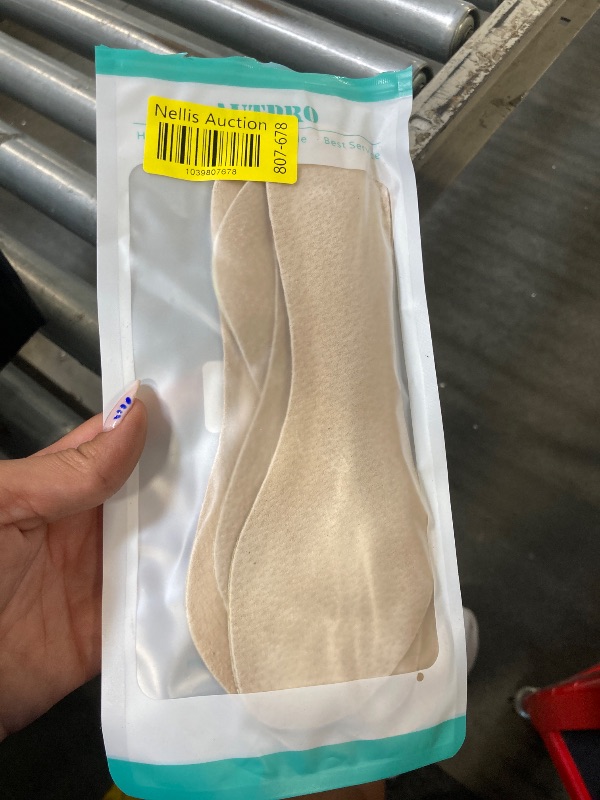 Photo 1 of (2 Pairs) Pigskin Non-Slip High Heel Cushion Inserts Arch Support, Shock & Sweat Absorption, Adhesive Shoe Insoles for Dress Shoes Flats Boots Sandals Relief Blister Callus Pain, Fits Women 5-8 Size