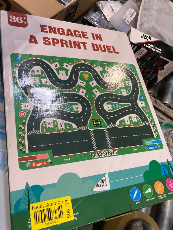 Photo 1 of **MISSING 1 MAGNET PEN** QianShouYan Magnetic Alphabet Maze, Montessori Toys, Two-Player Racing Preschool Toys for Ages 3-8, Educational Toys Fine Motor Skills Sensory Toys, Toys for Boys and Girls