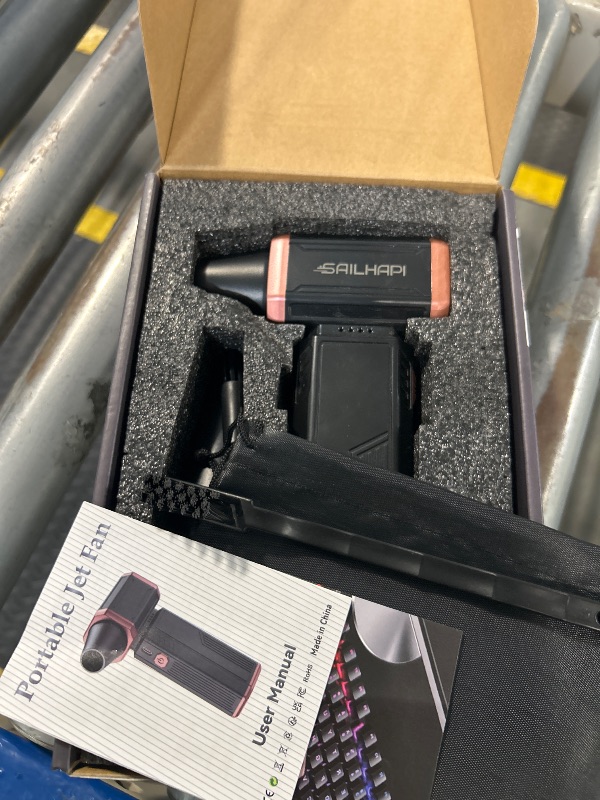 Photo 1 of SAILHAPI Compressed Air Duster 300000RPM, Cordless Electric Office Duster Brushless Motor Replace Canned Air, Rechargeable Durable Blower for Keyboard, Computers, Air Bed & Snow Removal, Great Gift