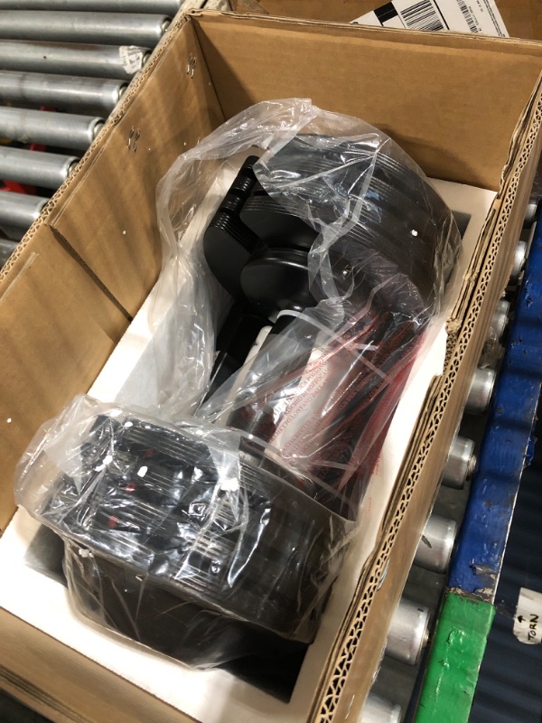 Photo 1 of **NOT A SET, ONLY 1** Adjustable Dumbbell Set with Tray - 52lbs, Anti-Slip Handle & Weight Plate for Home Strength Training