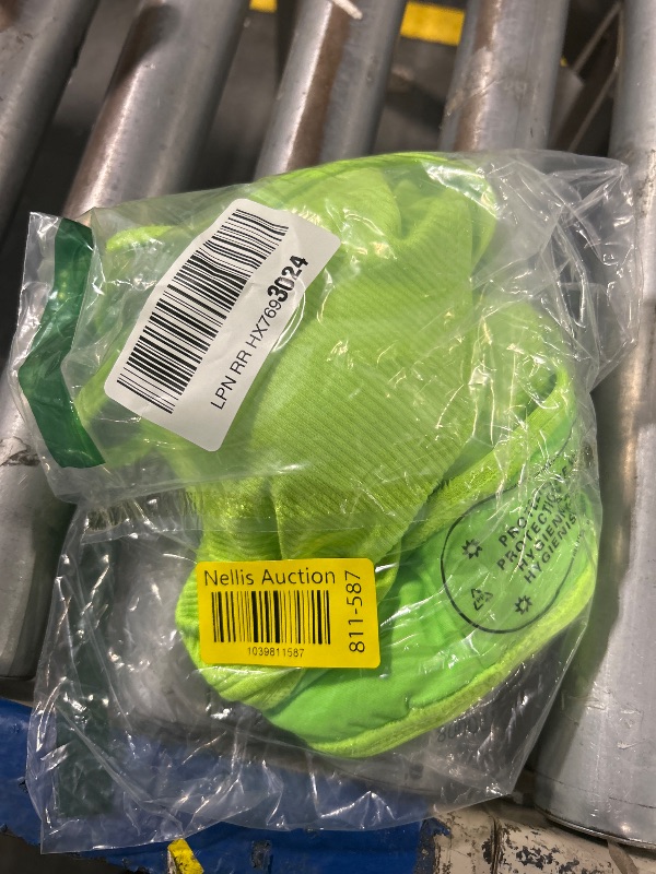 Photo 1 of ** UNKNOWN SIZE***SherryDC Women's Sexy Scoop Neck Padded Cutout Strappy Thong Bikini Set Swimsuit Lime Green