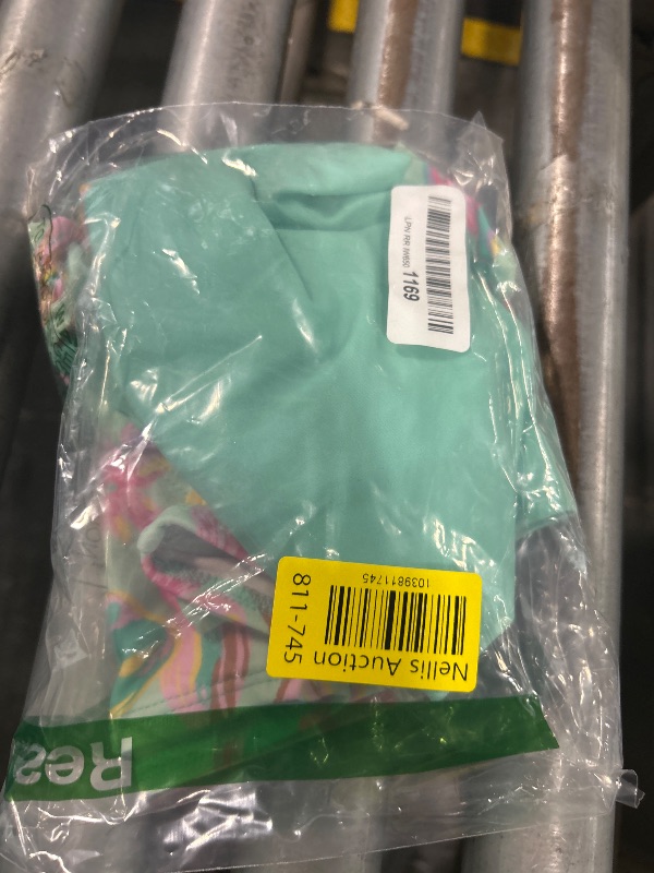 Photo 1 of ** UNKNOWN SIZE***Kanu Surf Girls' Long Sleeve Rashguard UPF 50 Two Piece Swim Set, Daria Green