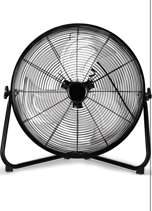 Photo 1 of ** SIMILAR IMAGE**Uthfy 20 Inch High Velocity Heavy Duty Fan, Metal Industrial Floor Fan with 3 Speeds, 360° Adjustbale Tilting for Warehouse,Workshop, Factory and Basement, Black