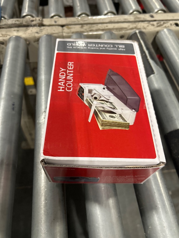 Photo 1 of YMJOINMX Portable Money Counter Machine Mini Bill Counter Cash Machine Counter Bills Counting Machine Portable Currency Counter Machine