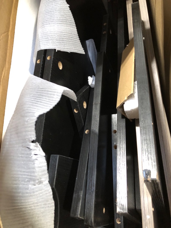 Photo 1 of * very used** DWVO 5 Pieces Folding Extendable Dining Table Set with 4 Chairs for 4 Peoples 55 Inches Drop Leaf Wood Kitchen Dining Room Table Set with Storage and 6 Wheels for Small Space Saving Grey