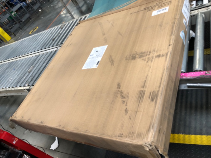 Photo 1 of Amazon Basics Bed Frame with Storage, Foldable Metal Platform, Sturdy Steel, No Box Spring Needed, 18 Inches High, Tool-Free Setup, King Size, Black