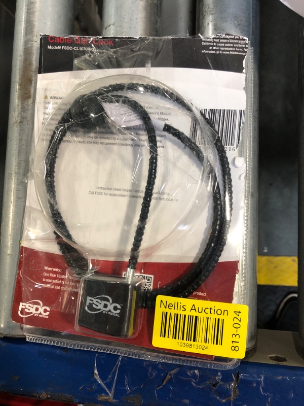 Photo 1 of **USED missing keys**FSDC (Firearm Safety Devices - FSDC-CL1070RKD 38" Longarm California DOJ-Approved Keyed Cable Gun Lock with 2 Keys – for Lever-Action Rifles and Break-Action Shotguns
