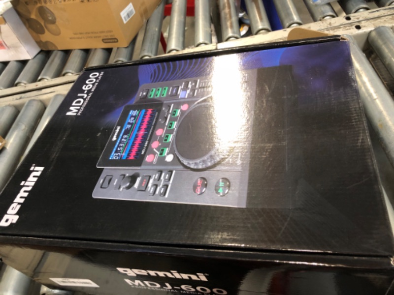 Photo 1 of ***FOR PARTS ONLY, SALE FINAL*** Gemini Sound MDJ-600: Professional CD & USB DJ Media Player with 4.3" Display, Touch-Capacitive Jogwheels, MIDI Controller – Versatile DJ Deck for Beginners and Pros