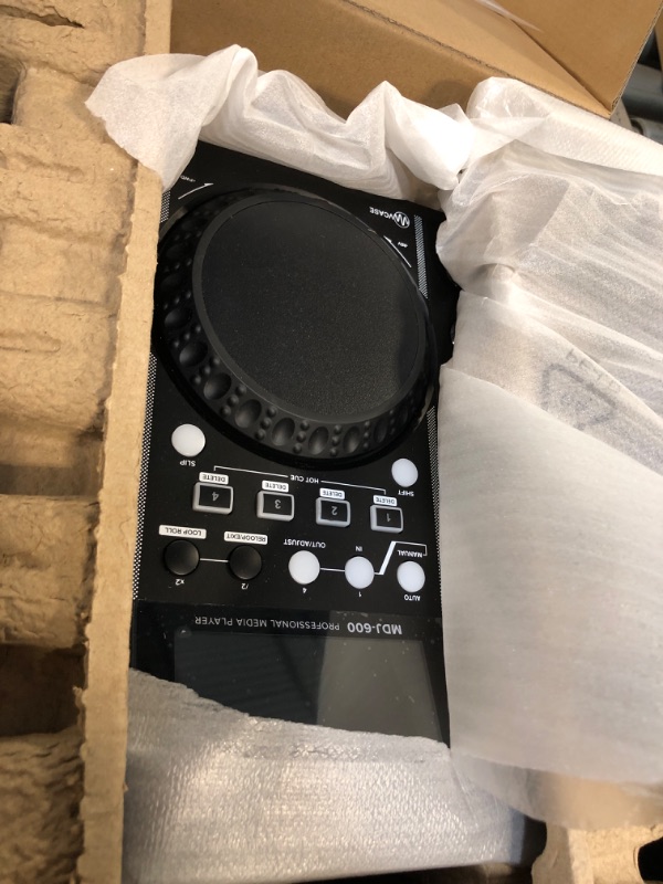 Photo 1 of ***FOR PARTS ONLY, SALE FINAL*** Gemini Sound MDJ-600: Professional CD & USB DJ Media Player with 4.3" Display, Touch-Capacitive Jogwheels, MIDI Controller – Versatile DJ Deck for Beginners and Pros