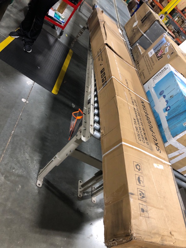 Photo 1 of ** SIMILAR ** PHI VILLA 9’ x 12’ Cantilever Patio Umbrella with Base, Outdoor Rectangular Heavy Duty Large Umbrella with Hydraulic Lift and 360° Rotation, Beige