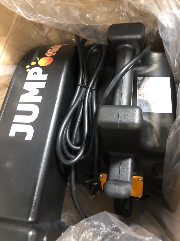 Photo 1 of **DIFFERENT COLOR, BLACK**JumpOrange Bounce House Air Blower 1HP for Inflatables Bouncy Castle and Slides Commercial Cyclone Fan for Indoor and Outdoor Use