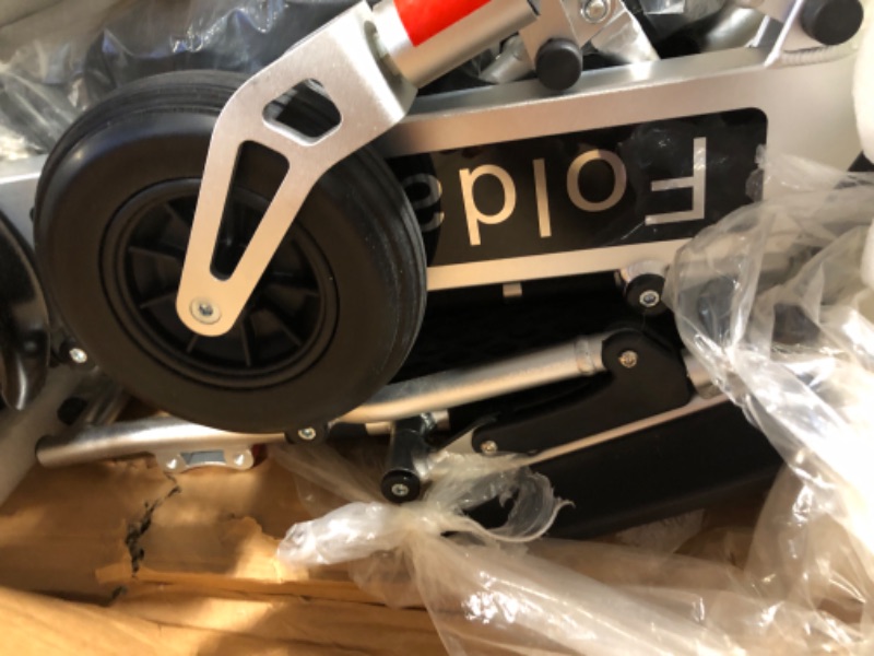 Photo 1 of ** USED ** Foldawheel PW-999UL (2 Batteries+2 Yrs Warranty+Free Travel Bag) Open/Fold in 1 Second Now. The Lightest & Most Compact Power Chair in the World (Only 43 lbs+3 lbs Per Li-ion Battery).