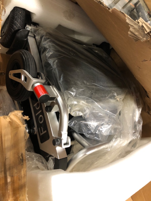 Photo 1 of ** USED ** Foldawheel PW-999UL (2 Batteries+2 Yrs Warranty+Free Travel Bag) Open/Fold in 1 Second Now. The Lightest & Most Compact Power Chair in the World (Only 43 lbs+3 lbs Per Li-ion Battery).