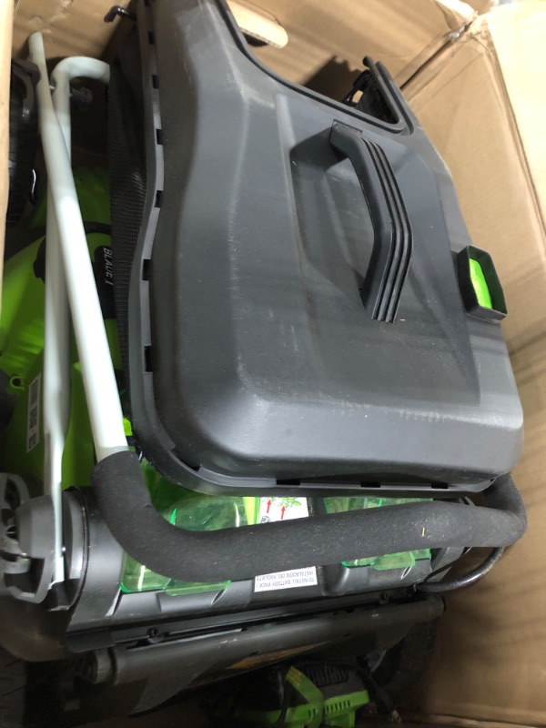 Photo 1 of **USED**Greenworks 40V 20" Twin Blade Mower, 4.0Ah + 2.0Ah Battery
