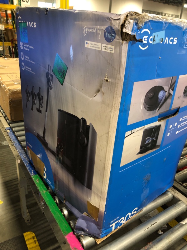 Photo 1 of **USED**ECOVACS DEEBOT T30S Combo Complete Robot Vacuum and Mop, 11000Pa, ZeroTangle Technology, TruEdge Adaptive Edge Mopping, Hot Water Mop Washing, Self-Emptying, Self Refilling, Auto-Mop Lifting