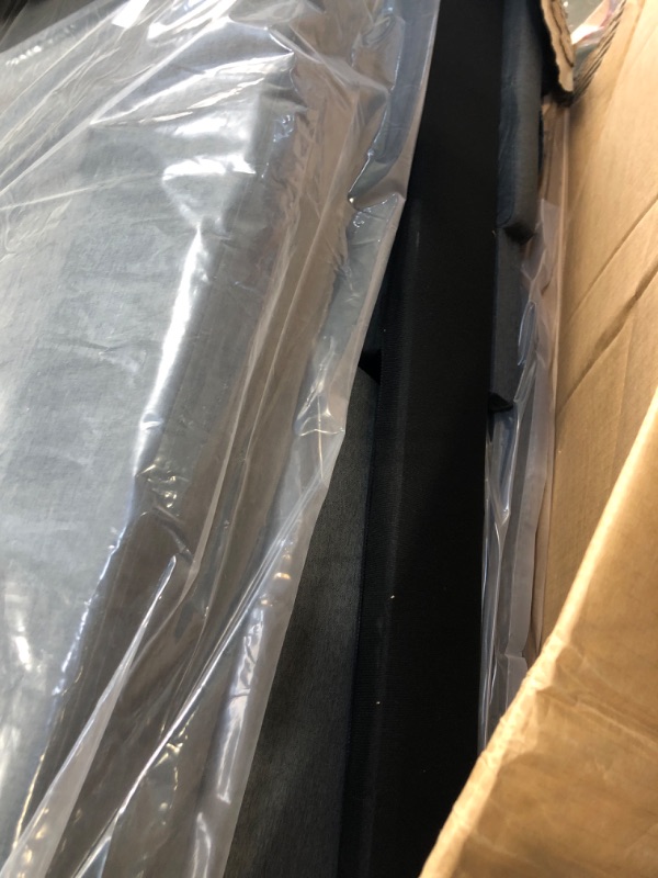 Photo 1 of * PARCIAL SET BOX 1/1** Shintenchi Small Sectional Couch Sofas, 3 Seat L Shape Sofa with Ottoman, Fabric Upholstered Convertible Sofa Couches, Small Couch for Apartments, Living Room and Office (Dark Grey)