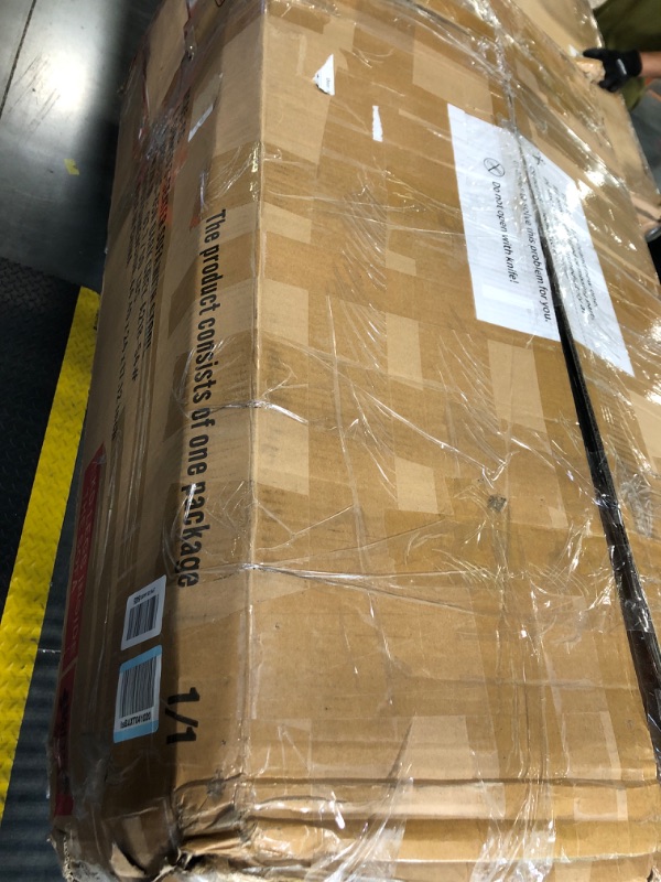 Photo 1 of * PARCIAL SET BOX 1/1** Shintenchi Small Sectional Couch Sofas, 3 Seat L Shape Sofa with Ottoman, Fabric Upholstered Convertible Sofa Couches, Small Couch for Apartments, Living Room and Office (Dark Grey)