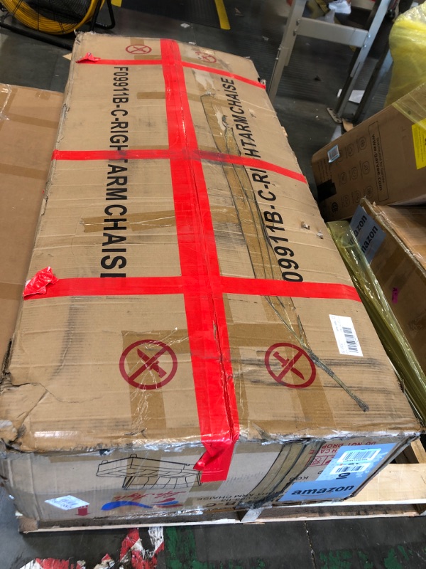 Photo 1 of ** PARCIAL SET / RIGHT SIDE OF SOFA ** Trygoal L-Shaped Sectional Sofa, Modern Sectional Couches Home Sofas for Living Room with Movable Chaise, Modular Living Room Sets Furniture for Apartment Bedroom & Office, Black Grey