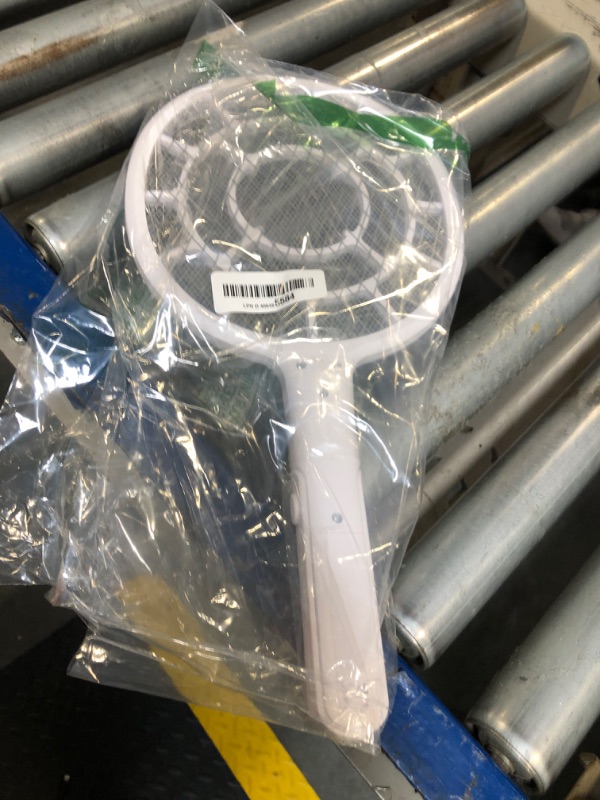 Photo 1 of ***missing parts***YsChois Electric Fly Swatter, Bug Zapper, Mosquito Zapper Racket | Gold Zone Voltage, Densest 3 mm Mesh, Apple-Like Weight - AA Battery Powered (not incl.) - Indoor & Outdoor Use with Pro Swat Tips