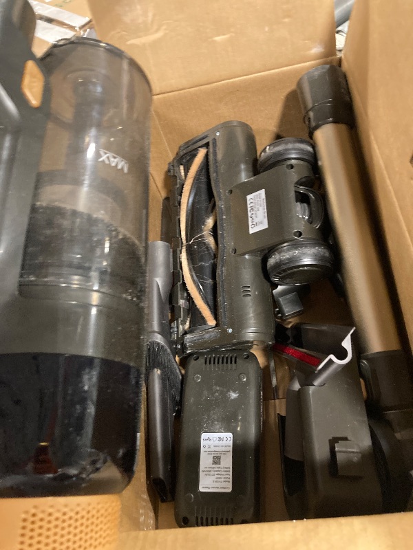 Photo 1 of * VERY USED / DIRTY * VBUOO Cordless Vacuum Cleaner, 580W 48KPA 70 Mins Vacuum Cleaners for Home, Self-Standing Stick Vacuum with Wall Mount Charge, Touch Screen, Ultra High-Power Brush for Pet Hair/Plush Carpet/All Floor