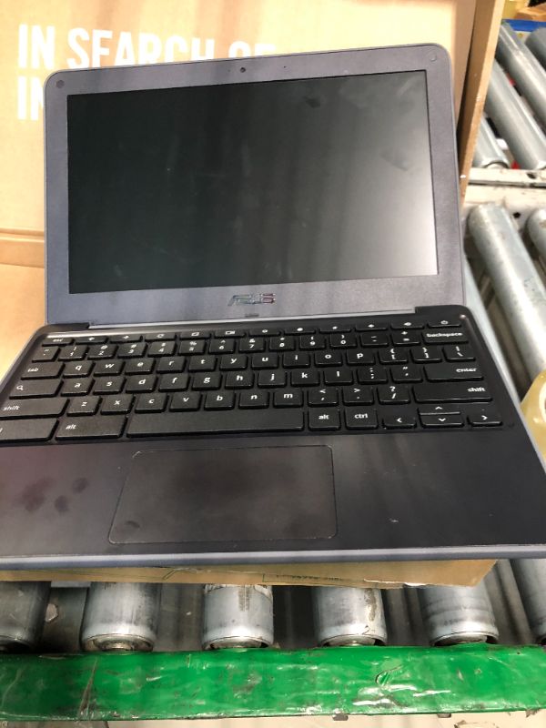 Photo 1 of ** BLOCKED BY PREVIOUS OWNER ** ASUS Chromebook C203XA Rugged & Spill Resistant Laptop, 11.6" HD, 180 Degree, MediaTek Quad-Core Processor, 4GB RAM, 32GB eMMC, MIL-STD 810G Durability, Dark Grey, Education, Chrome OS, C203XA-YS02-GR