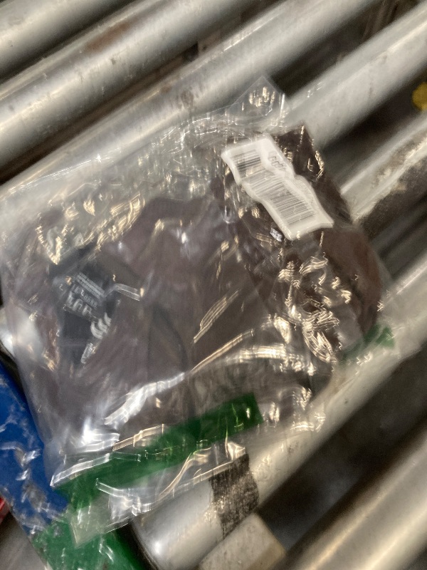 Photo 1 of *MISSING TOP ACCESSORY DAMAGE* ZAFUL Women's Strapless Wave Textured U Meta Lace Up Tie High Leg Bandeau Two Piece Swimwear(11-Deep Coffee,S)